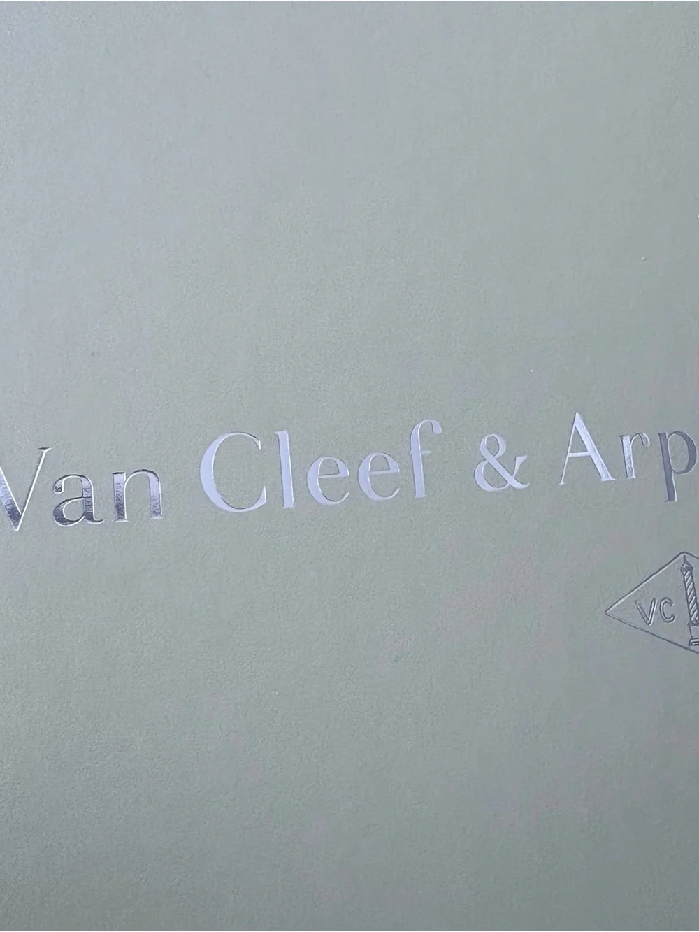 Van Cleef & Arpels Sage Green Large Jewelry Presentation Gift Box